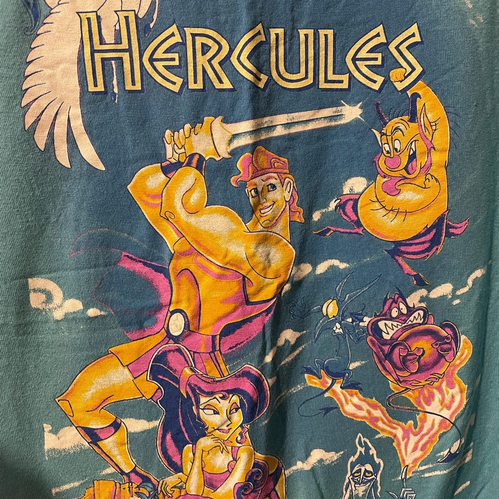 Hercules tee, Megara, Pegasus, Hades